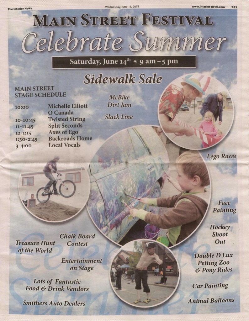 Smithers Street Festival ad - medium